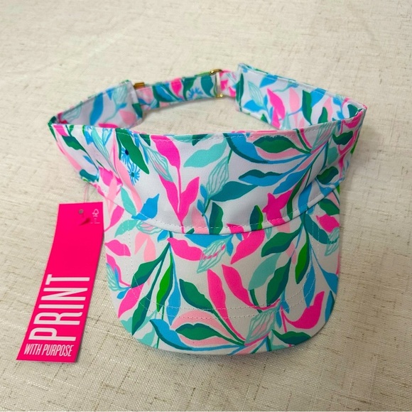 Lilly Pulitzer Pink and Green Hat 🌴☀️ - Picture 2 of 9